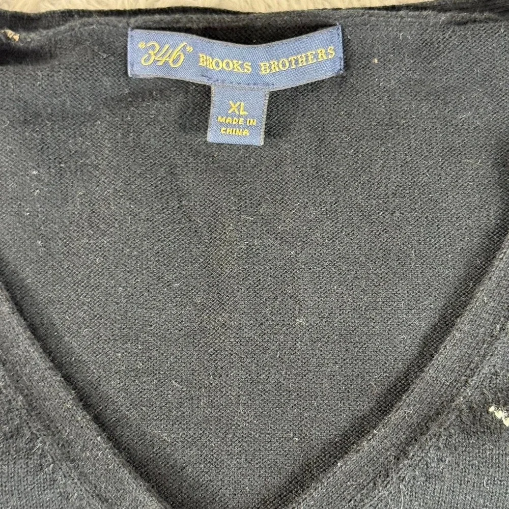 346 brooks brothers sweater vest tagged size xl